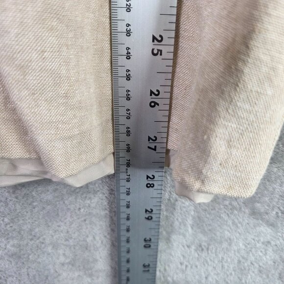Womens Old Navy Beige Linen Blend Double Breasted Blazer Jacket Size XL - Picture 6 of 7